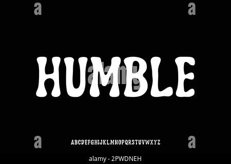 Divertente vettore di font decorativo per bambini Illustrazione Vettoriale