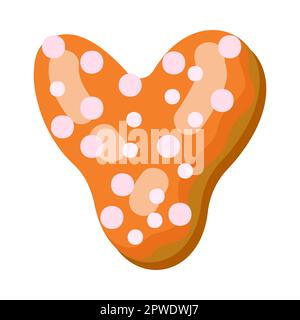 Lettera y nell'illustrazione vettoriale del font donut Illustrazione Vettoriale