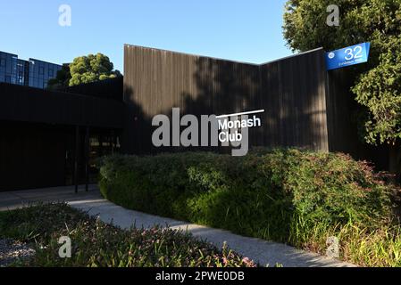 Esterno del Monash Club, situato nel campus Clayton della Monash University Foto Stock