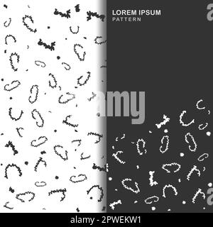 sfondo a pattern di memphis con forme geometriche astratte Illustrazione Vettoriale