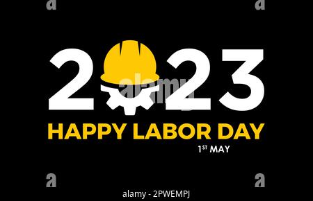 Giornata mondiale del lavoro. Celebrare la libertà di lavoro salute, edilizia o altri luoghi di lavoro industriali. illustrazione vettoriale. Illustrazione Vettoriale