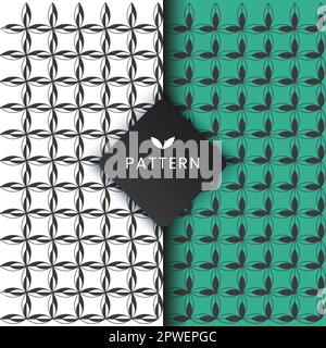 Forme geometriche floreali astratte motivi senza cuciture sfondo Illustrazione Vettoriale
