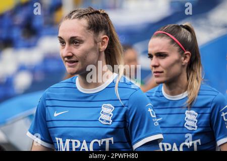 Birmingham, Regno Unito. 30th Apr, 2023. Birmingham, Inghilterra, 30th 2023 aprile: Claudia Walker (21 Birmingham) esce durante la partita di football del campionato delle donne fa tra Birmingham City e Bristol City a St Andrews a Birmingham, Inghilterra (Natalie Mincher/SPP) Credit: SPP Sport Press Photo. /Alamy Live News Foto Stock