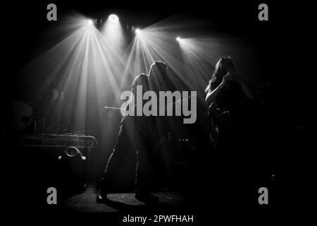 SAOR, che si esibisce alla O2 Academy di Leicester, Regno Unito, nell'ambito del Festival delle insurrezioni, aprile 2023. Foto di John Lambeth Foto Stock