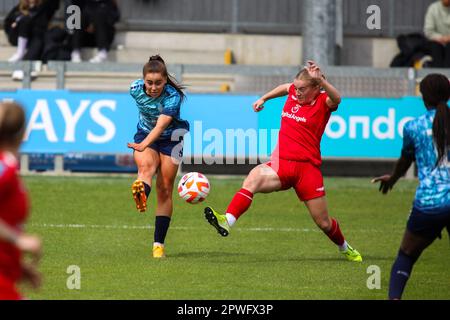 Londra, Regno Unito. 30th Apr, 2023. Londra, Inghilterra, 30th 2023 aprile: Jamie-Lee Napier (11 London City Lionesses) segna durante la partita di fa Women's Championship tra London City Lionesses e Coventry United a Londra, Inghilterra. (Alexander Canillas/SPP) Credit: SPP Sport Press Photo. /Alamy Live News Foto Stock