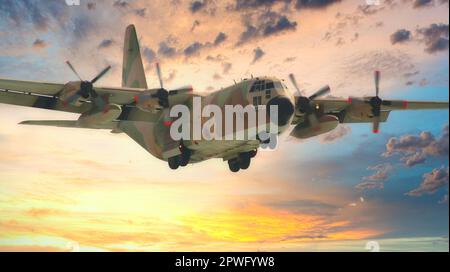 Lockheed C-130 Hercules Foto Stock