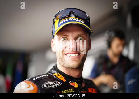 Jerez, Spagna. 30th Apr, 2023. Gare del Guru della MotoGP di Gryfyn Gran Premio di Spagna al circuito Jerez Angel Nieto, Jerez, Cadice, 30 aprile 2023 in foto: MotoGP Brad Binder Carreras del Gran Premio Guru di Gryfyn de MotoGP de España en el circuito de Jerez Angel Nieto, Jerez, Cadice, 30 de Abril de 2023 POOL/ MotoGP.com/Cordon Stampa le immagini saranno solo per uso editoriale. Credito obbligatorio: © motogp.com Credit: CORDON PRESS/Alamy Live News Foto Stock