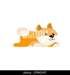 Illustrazione vettoriale del personaggio del fumetto del cane Illustrazione Vettoriale