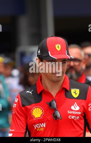 Baku, Azerbaigian. 30th Apr, 2023. BAKU, AZERBAIGIAN, 30. Aprile 2023; durante il GRAN Premio DI Formula 1 DELL'AZERBAIGIAN, F1 a BAKU, giornata di gara sul circuito stradale. Campionato del mondo FIA Formula1 il 30 aprile. 2023 - immagine a pagamento, copyright © Christian BAUDAT/ATPimages (BAUDATC@HOTMAIL.COM/ATP/SPP) Credit: SPP Sport Press Photo. /Alamy Live News Foto Stock