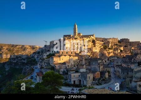 Paesaggio urbano, Matera, Provincia di Matera, Basilicata, Italia, Matera, Basilicata, Italia Foto Stock