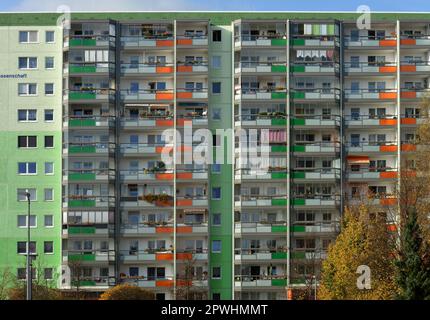 Edifici prefabbricati, Bruno-Alitz-Strasse, Buch, Berlino, Germania Foto Stock