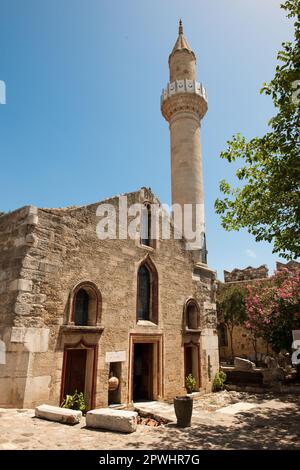 Ex Cappella e Moschea, Museo di Archeologia subacquea, St Peter's Fort, Castello dei Cavalieri di San John, Fortezza di Bodrum, Mugla, Turchia Foto Stock