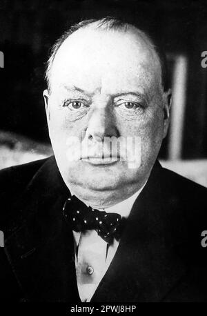 Winston Churchill Foto Stock