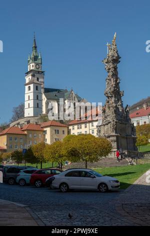 Castello di Kremnica in primavera. Kremnica. Slovacchia. Foto Stock