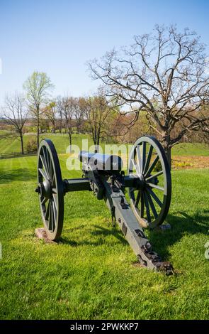 Weaponery al campo di battaglia di Mill Springs Foto Stock