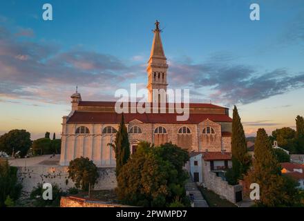 Chiesa di Sant'Eufemia a Rovigno, Istria, Croazia Foto Stock