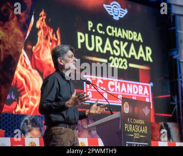 Kolkata, India. 01st maggio, 2023. Sei volte campione del mondo Amateur Women Boxing MC Mary Kom ha ricevuto P.C. Chandra Award 2023 all'auditorium Science City di Kolkata. (Foto di Amlan Biswas/Pacific Press) Credit: Pacific Press Media Production Corp./Alamy Live News Foto Stock