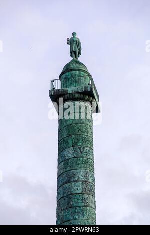 La Place Vendome, precedentemente conosciuta come Place Louis-le-Grand è una piazza nel 1st ° arrondissement di Parigi, Francia, è il punto di partenza della Rue d Foto Stock