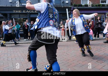 Rochester, Medway, Regno Unito. 1st maggio 2023. Il Rochester Sweeps Festival 2023, la celebrazione internazionale della musica folk e della danza. Credit: Matthew Chattle/Alamy Live News Foto Stock