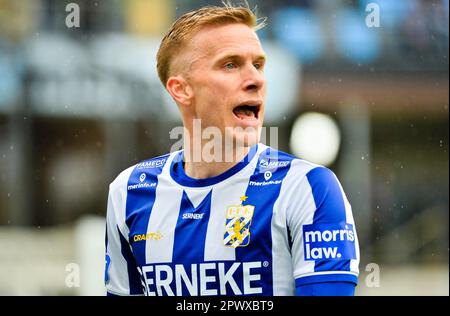 Goteborg, Svezia. 01st maggio, 2023. Oscar Wendt di IFK Göteborg durante la partita nella Allsvenskan tra Göteborg e Norrköping a Gamla Ullevi a Gothenburg il 1 maggio 2023 Credit: RTC FOTO/Alamy Live News Foto Stock