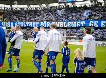 Goteborg, Svezia. 01st maggio, 2023. Prima della partita nella Allsvenskan tra Göteborg e Norrköping a Gamla Ullevi a Gothenburg il 1 maggio 2023 Credit: RTC FOTO/Alamy Live News Foto Stock