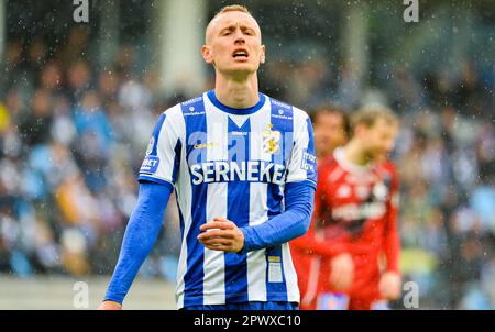 Goteborg, Svezia. 01st maggio, 2023. Sebastian Ohlsson di IFK Göteborg durante la partita nella Allsvenskan tra Göteborg e Norrköping a Gamla Ullevi a Gothenburg il 1 maggio 2023 Credit: RTC FOTO/Alamy Live News Foto Stock