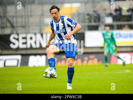 Goteborg, Svezia. 01st maggio, 2023. Gustav Svensson durante la partita nella Allsvenskan tra Göteborg e Norrköping a Gamla Ullevi a Gothenburg il 1 maggio 2023 Credit: RTC FOTO/Alamy Live News Foto Stock