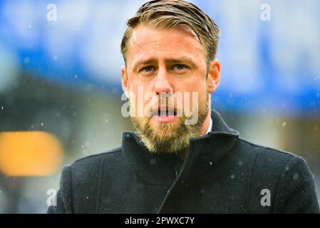 Goteborg, Svezia. 01st maggio, 2023. William Lundin allenatore di IFK Göteborg durante la partita nella Allsvenskan tra Göteborg e Norrköping a Gamla Ullevi a Gothenburg il 1 maggio 2023 Credit: RTC FOTO/Alamy Live News Foto Stock