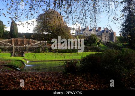 Casa principale del Castello di St. Fagans e giardini formali, Museo Nazionale di storia, Cardiff. Preso 2023 Foto Stock