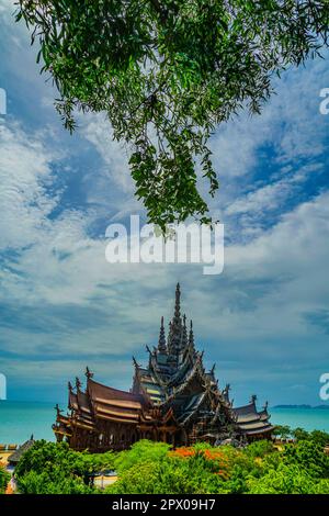 Verità Sanctuari OOB (Thailandia, Provincia di Cheongburi). Tiro luogo: Thailandia, Pattaya Foto Stock