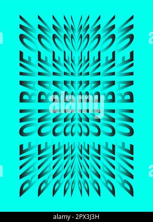 Segno di acido psichedelico Illustrazione Vettoriale