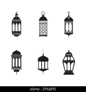 Ramadan Kareem - notti Sacre Islamiche, tema sfondo design, Ramadan LATERN, saint Fest, arabo e turk religione cultura set, Illustrazione Vettoriale