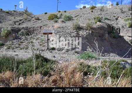 Condizioni di siccità a Callville Bay al Lago Mead in Nevada. Foto Stock