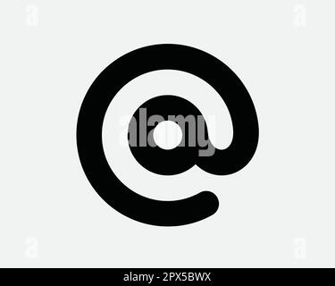 Icona alias simbolo del segno. Email Mail Indirizzo postale messaggio App Servizio Internet tecnologia del sito web Illustrazione grafica Clipart Vector Cricut Illustrazione Vettoriale