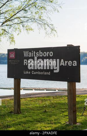 Vista della Waitsboro Recreation Area in Kentucky Foto Stock