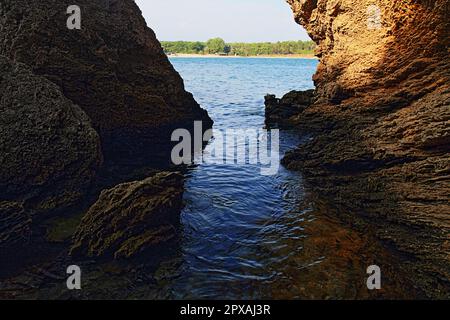 Bel mare bulgaro (tramonto nel Kitten) Foto Stock