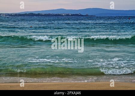 Bel mare bulgaro (tramonto nel Kitten) Foto Stock