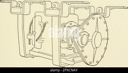 Cyclopedia of Applied Electricity : un lavoro generale di riferimento sui generatori e motori a corrente continua, le batterie di stoccaggio, l'elettrochimica, la saldatura, il cablaggio elettrico, contatori, illuminazione elettrica, ferrovie elettriche, centrali elettriche, quadri elettrici, trasmissione di potenza, macchine a corrente alternata, telegrafia, ecc. Foto Stock