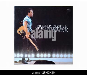 Bruce Springsteen & The e Street Band - Live 1975-85 - Vintage L.P Music Vinyl Record Foto Stock