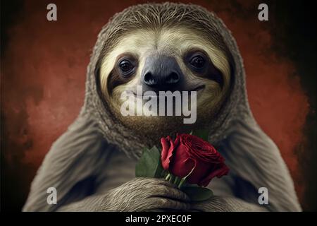 Sloth San Valentino. Foto Stock