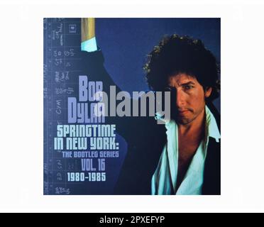 Bob Dylan - Primavera a New York The Bootleg Series vol. 16 . 1980 - 1985 - Vintage L.P Music Vinyl Record Foto Stock
