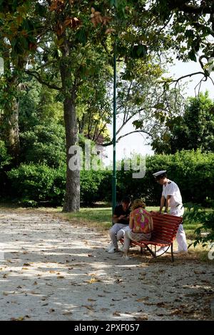 Giardini della Biennale, Venezia, Veneto, Italia, Europa Foto Stock