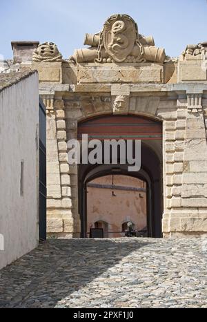 Elvas, Portogallo - 30 marzo 2023: Il forte di Nossa Senhora da Graca, ufficialmente forte di Conde de Lippe e conosciuto storicamente come la Lippe, è un forte nel Foto Stock