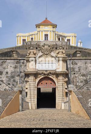 Elvas, Portogallo - 30 marzo 2023: Il forte di Nossa Senhora da Graca, ufficialmente forte di Conde de Lippe e conosciuto storicamente come la Lippe, è un forte nel Foto Stock