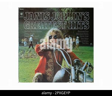Janis Joplin - Greatest Hits - Vintage L.P Music Vinyl Record Foto Stock