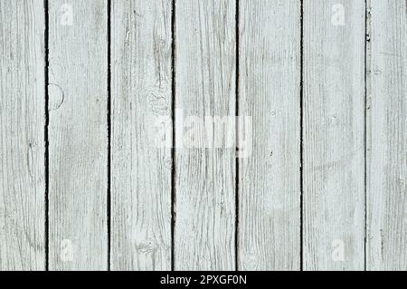 Un primo piano di una parete di legno bianco che ne mostra la consistenza Foto Stock