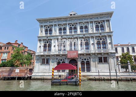 Ca' Loredan Venramin Calergi, palazzo del XV secolo che ospita il museo Wagner e il Casinò di Venezia, sul Canal grande, Cannaregio, Venezia Foto Stock