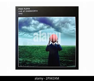 Pink Floyd - Live at Knebworth 1990 - Vintage L.P Music Vinyl Record Foto Stock