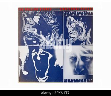 The Rolling Stones - Emotional Rescue - Vintage L.P Music Vinyl Record Foto Stock