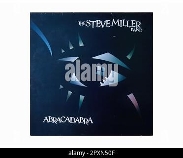 The Steve Miller Band - Abracadabra - Vintage L.P Music Vinyl Record Foto Stock